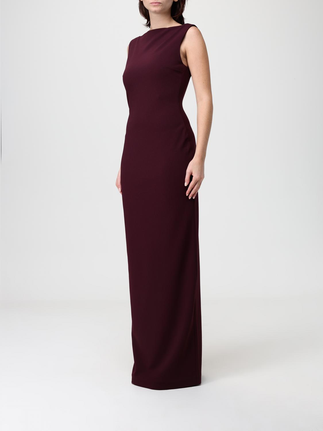 Solace London Dress Woman Burgundy SOLACE LONDON