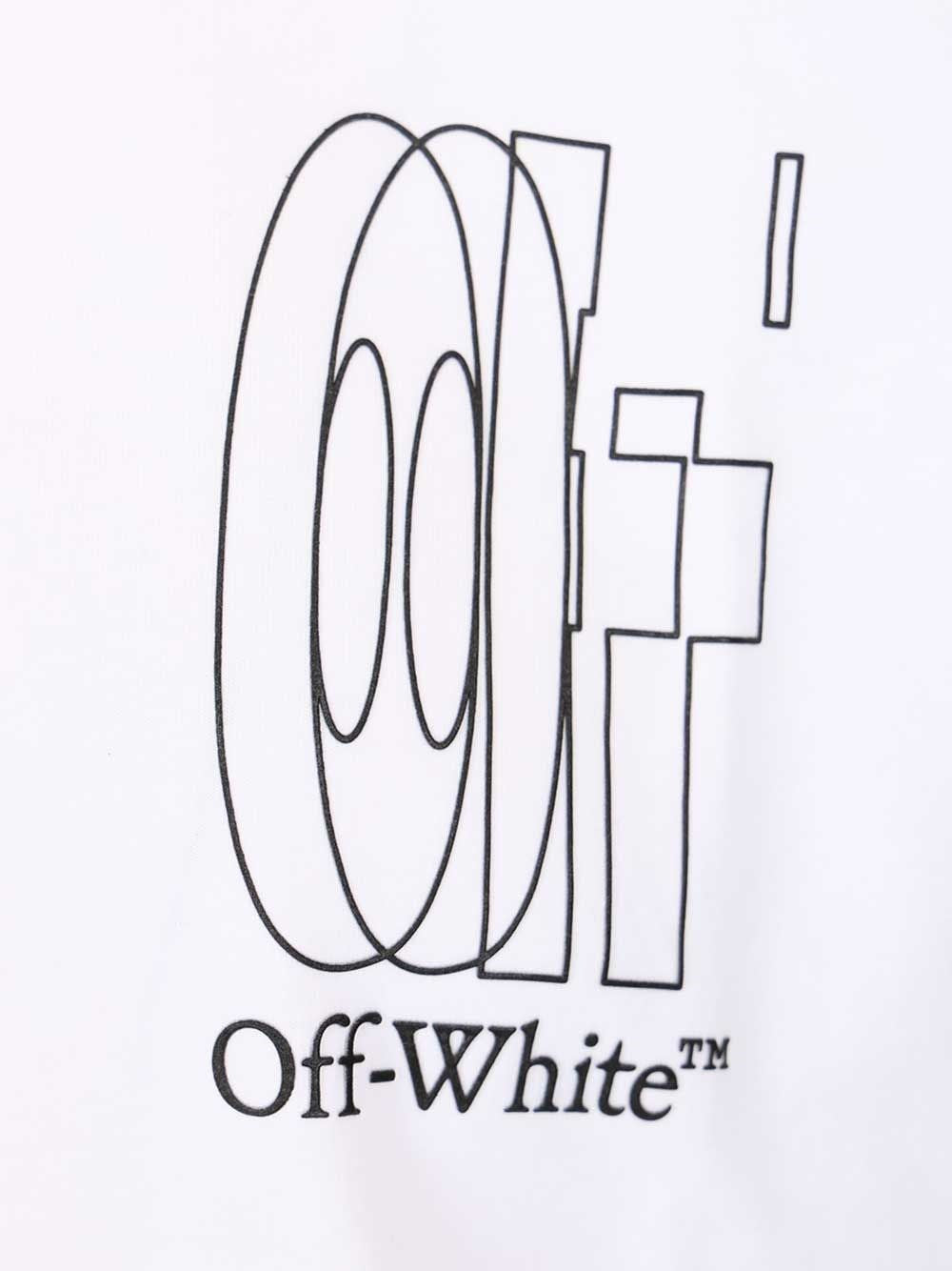 Off-White Men Outline Double Arrow Slim T-Shirt OFF-WHITE