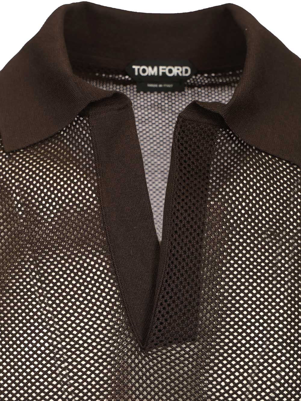 Tom Ford Men Knitted Polo Shirt TOM FORD