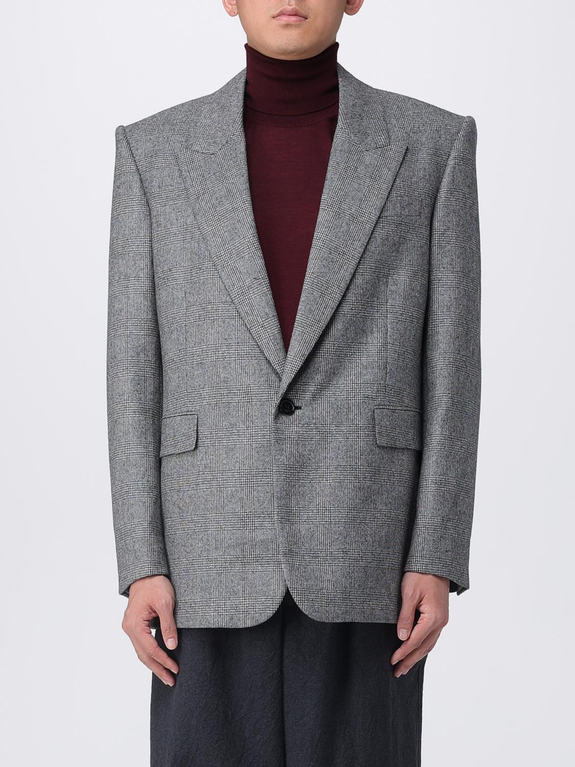 Saint Laurent Jacket Men Grey