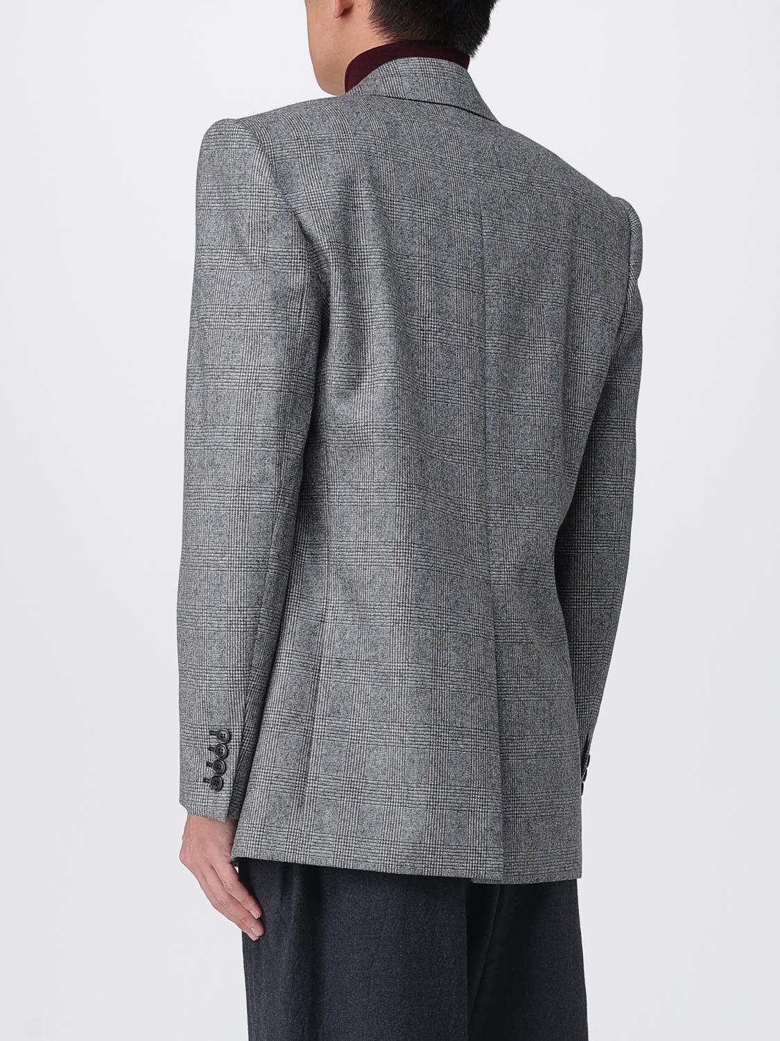 Saint Laurent Jacket Men Grey