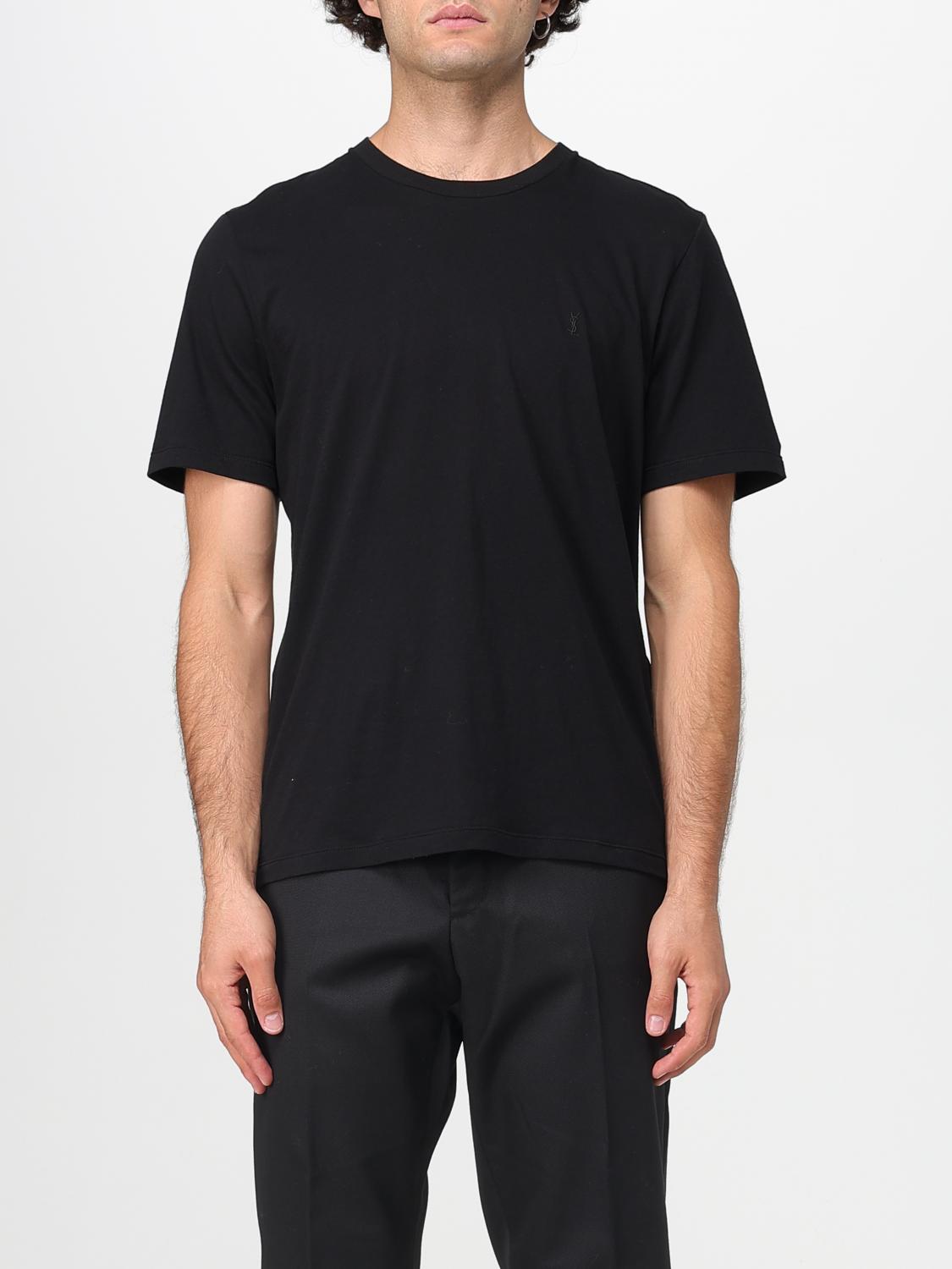 Saint Laurent T-Shirt Men Black SAINT LAURENT