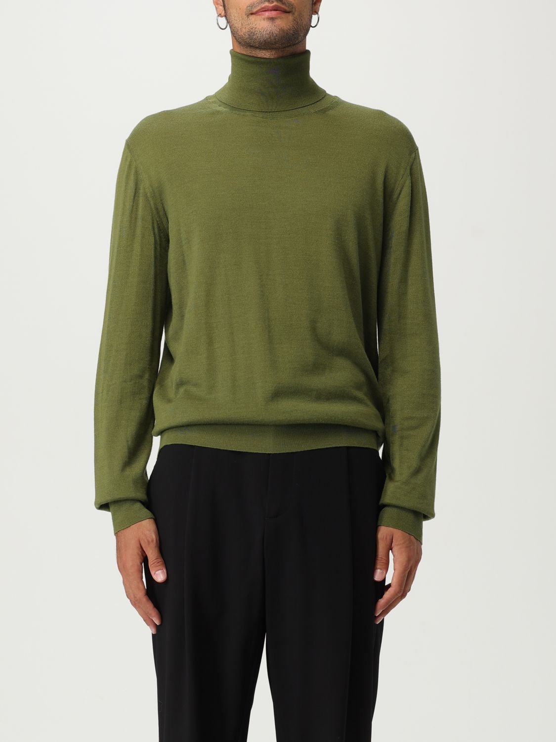 Saint Laurent Sweater Men Olive SAINT LAURENT