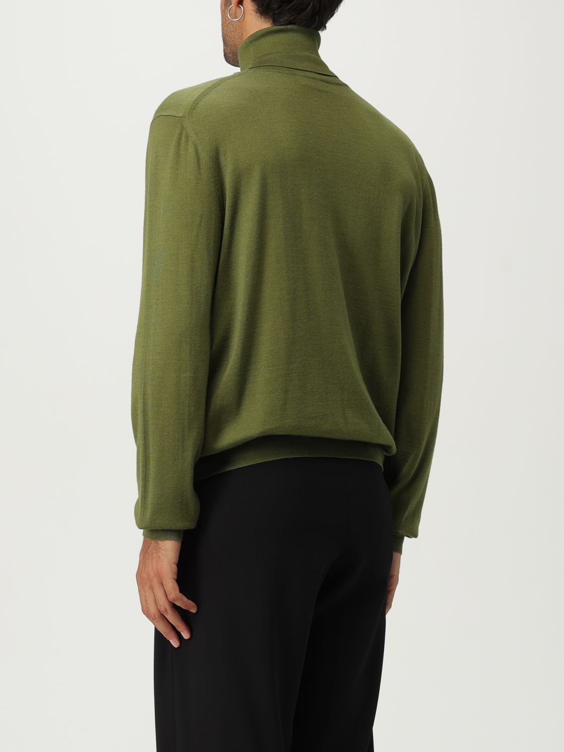 Saint Laurent Sweater Men Olive SAINT LAURENT
