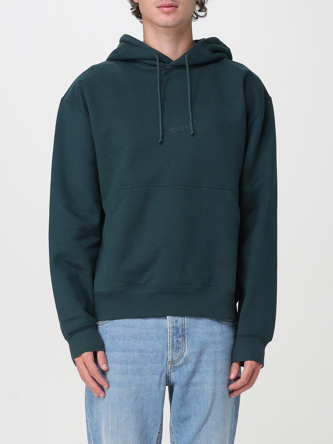 Saint Laurent Sweatshirt Men Green SAINT LAURENT