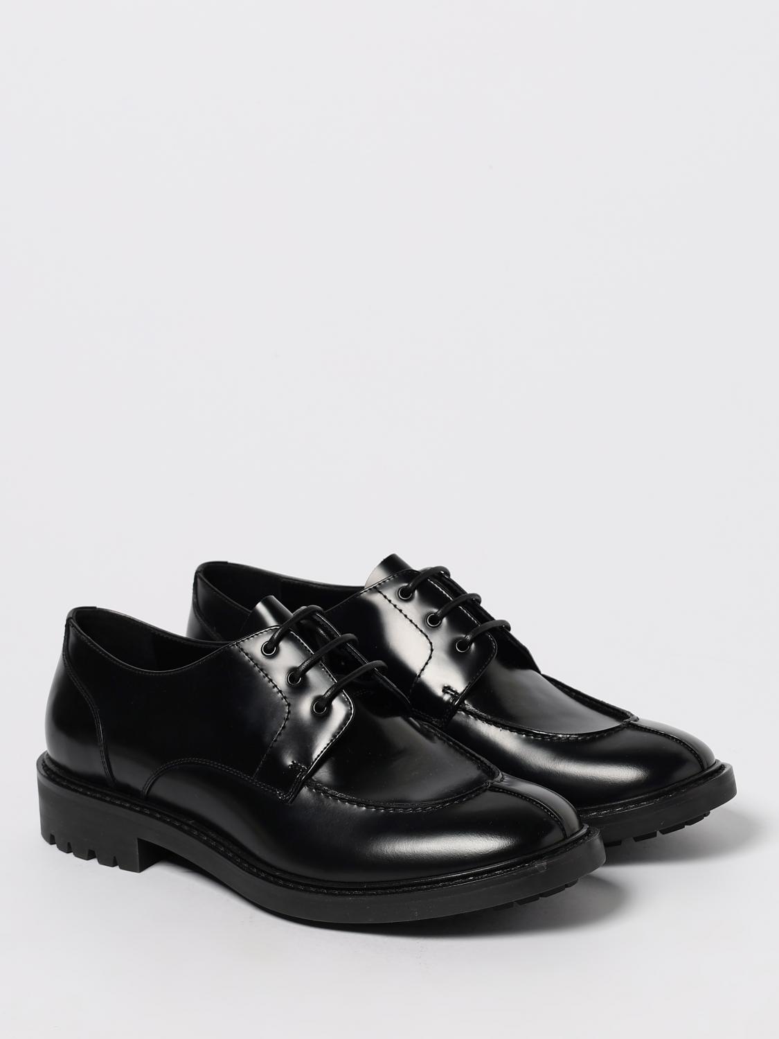 Saint Laurent Brogue Shoes Men Black SAINT LAURENT