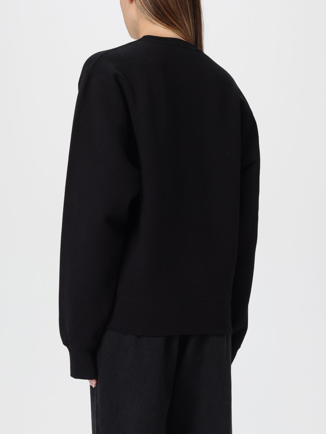 Saint Laurent Sweatshirt Woman Black SAINT LAURENT