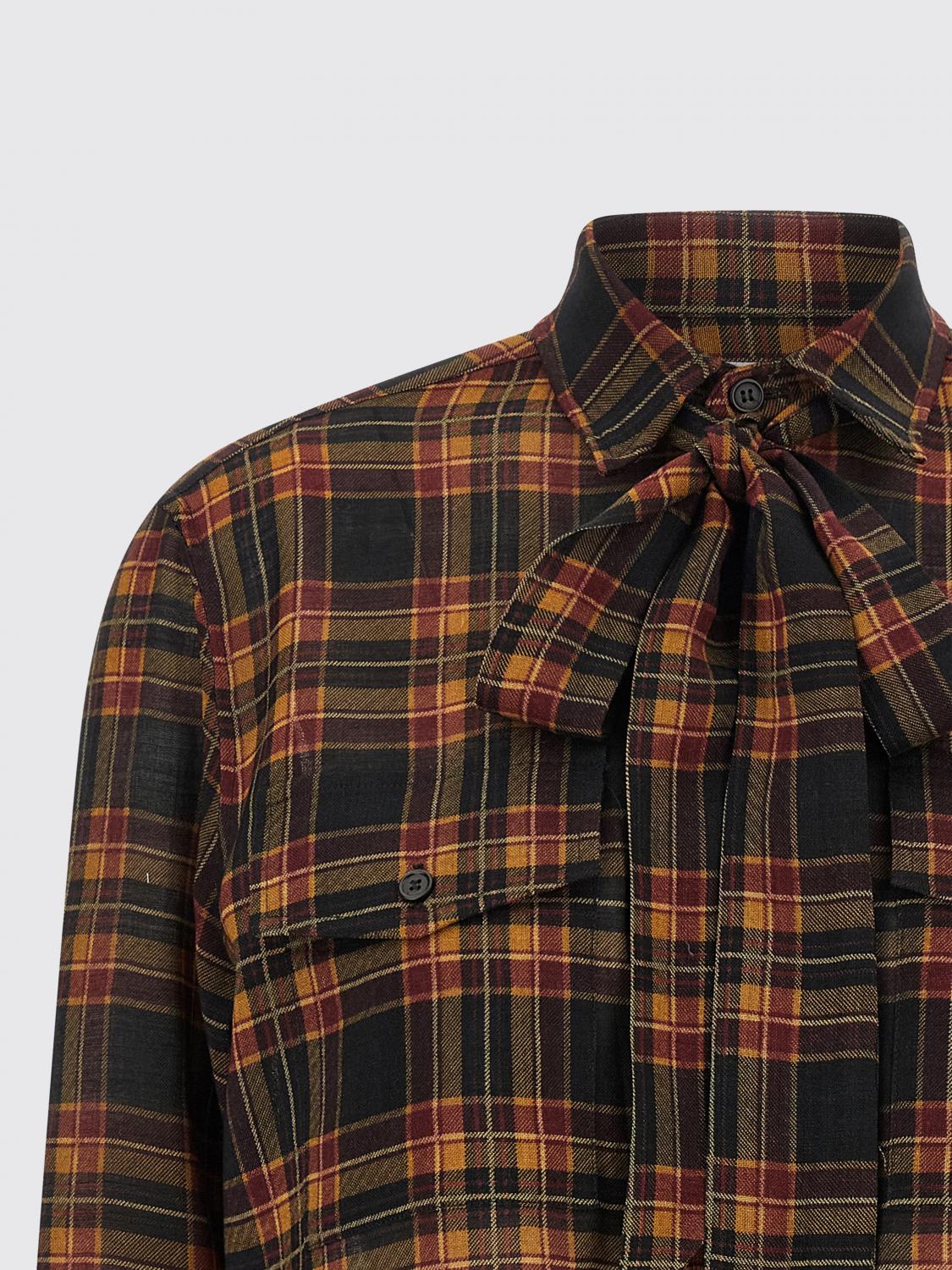 Saint Laurent Shirt Woman Multicolor SAINT LAURENT