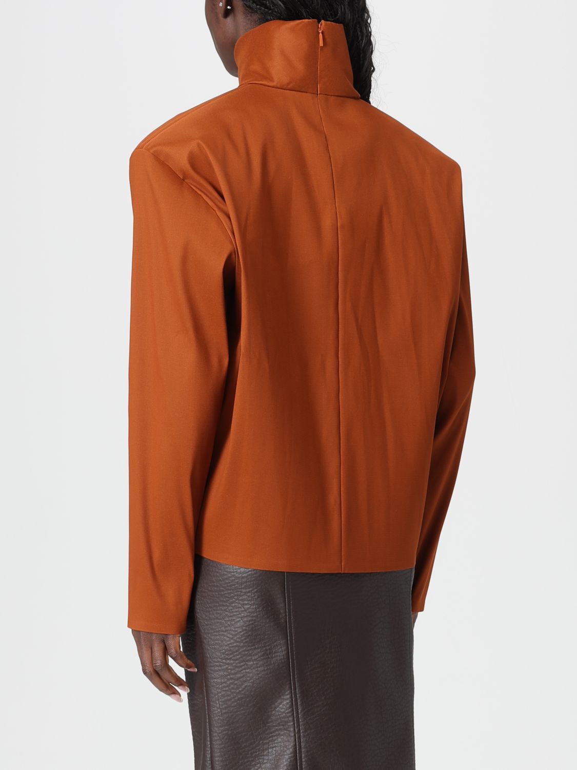 Saint Laurent Top Woman Leather SAINT LAURENT