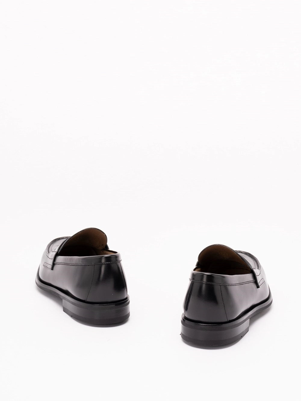 Prada Men Brushed Leather Loafers PRADA
