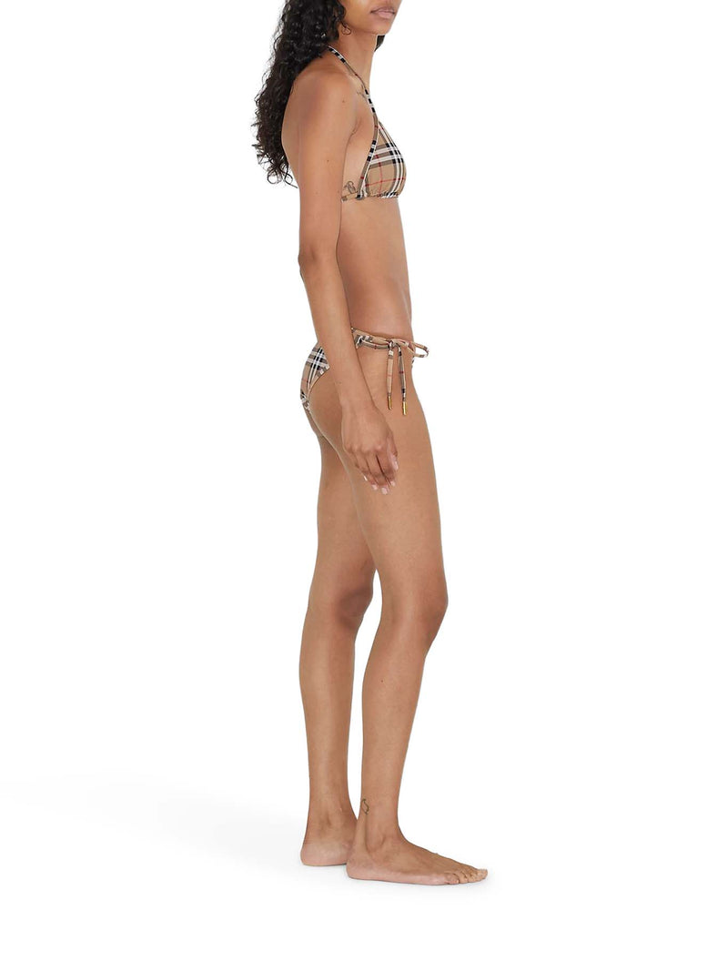 Burberry Women Vintage Check Triangle Bikini BURBERRY