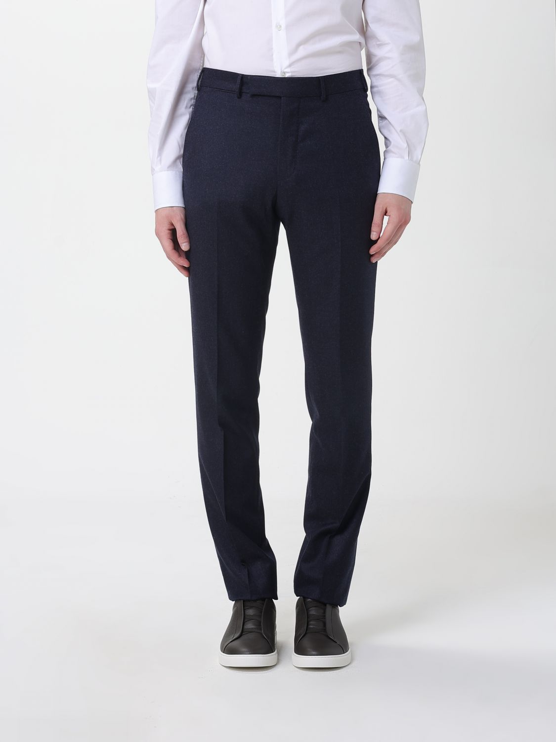 Zegna Pants Men Navy ZEGNA