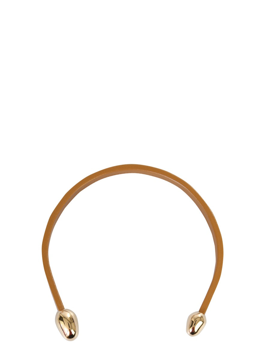 Bottega Veneta Women Leather Necklace BOTTEGA VENETA