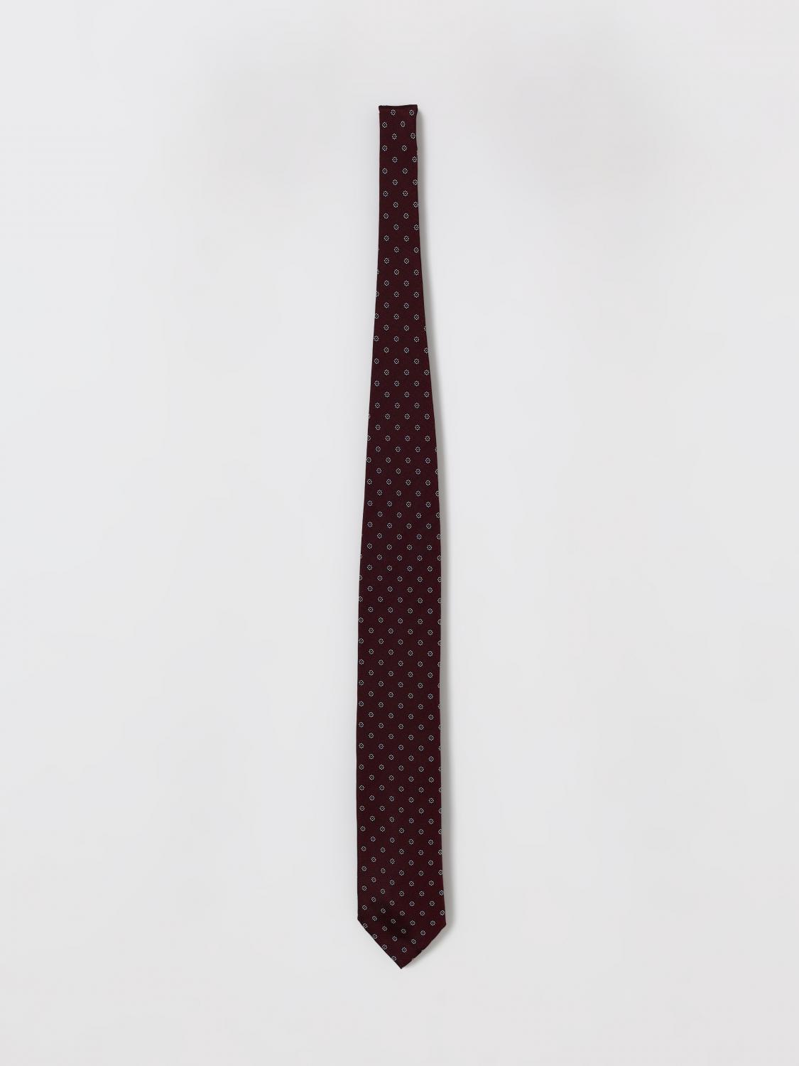 Zegna Tie Men Burgundy ZEGNA