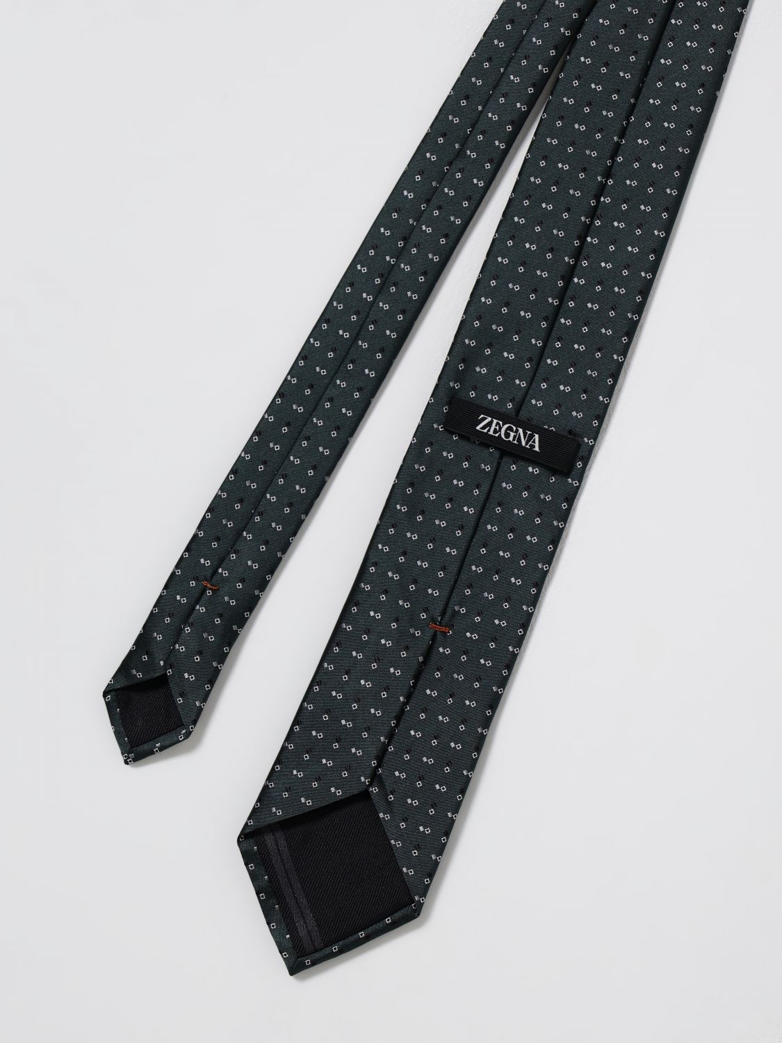 Zegna Tie Men Green ZEGNA