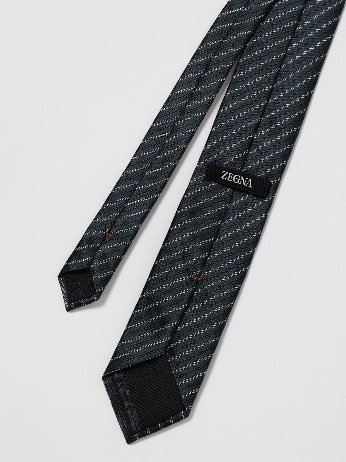 Zegna Tie Men Green ZEGNA