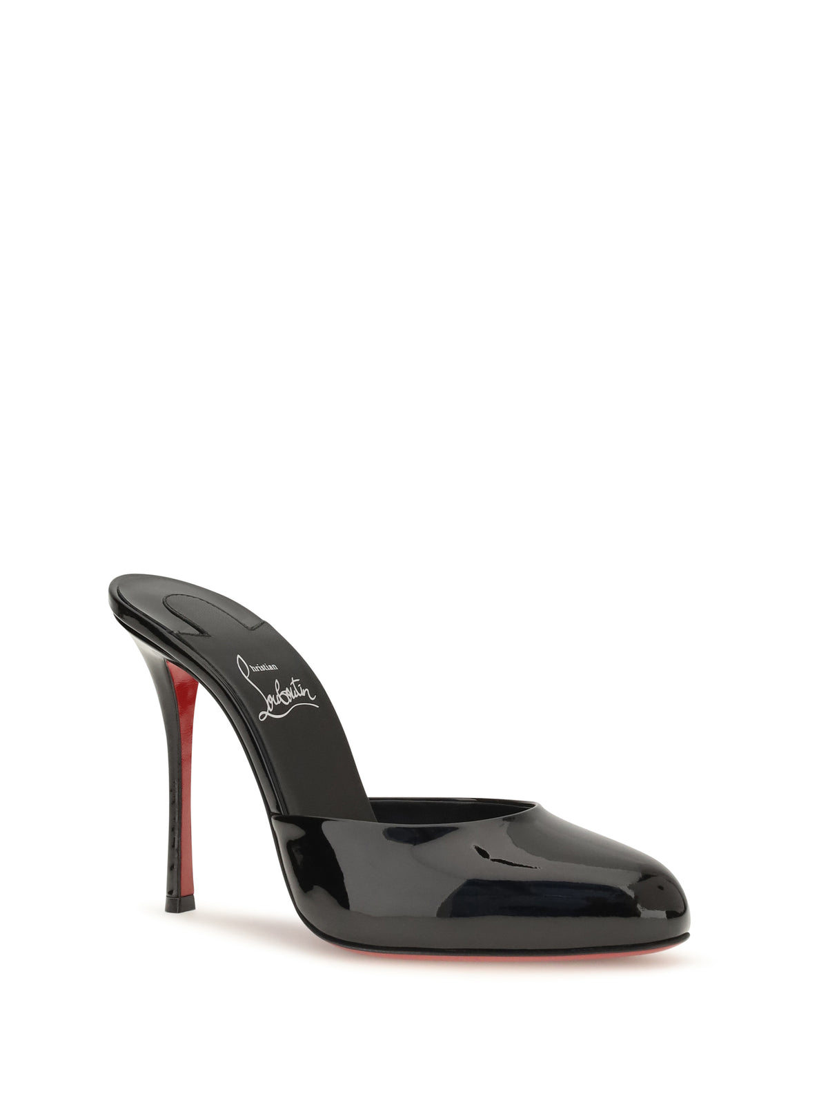 Christian Louboutin Women Dolly Patent Leather Mules CHRISTIAN LOUBOUTIN