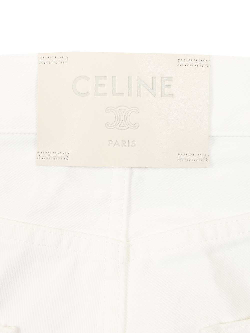 Celine Women Cotton Twill Boyfriend Jeans CELINE