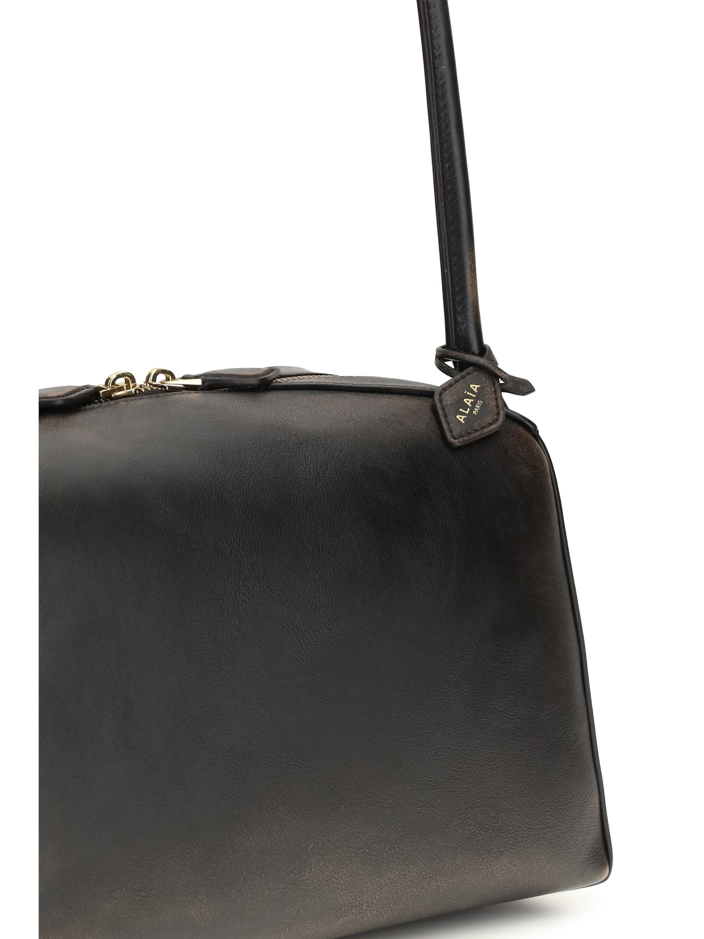 Alaïa Women Le Bouledogue Shoulder Bag In Aged Leather ALAIA