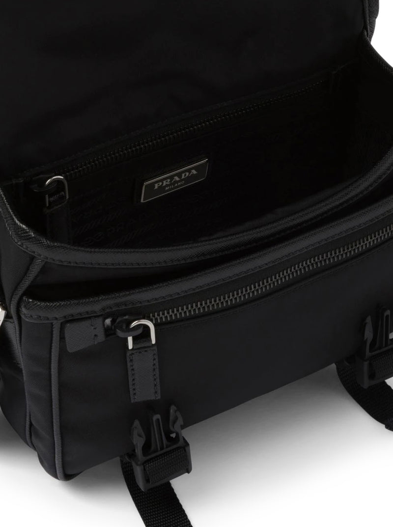 Prada Men Re-Nylon And Saffiano Shoulder Bag PRADA