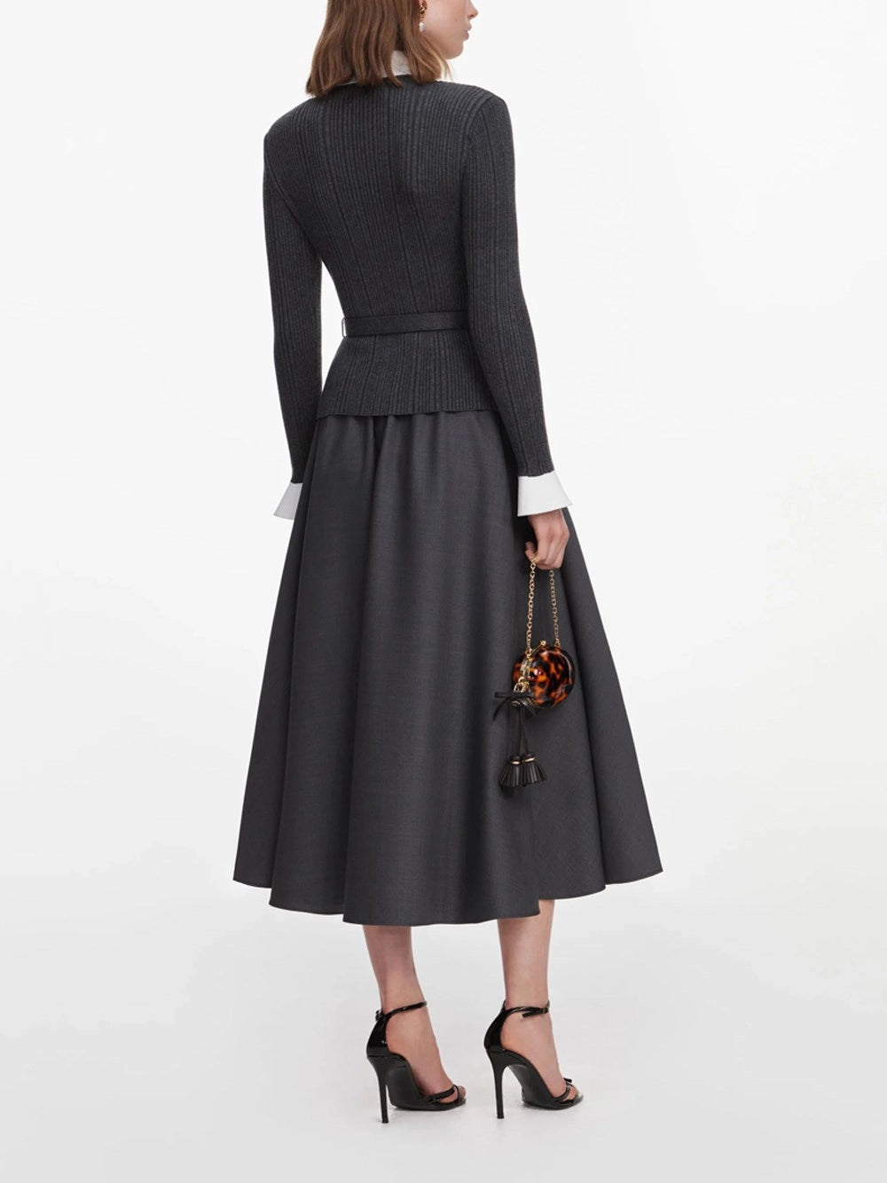 Self-Portrait Women Knit Midi Dress