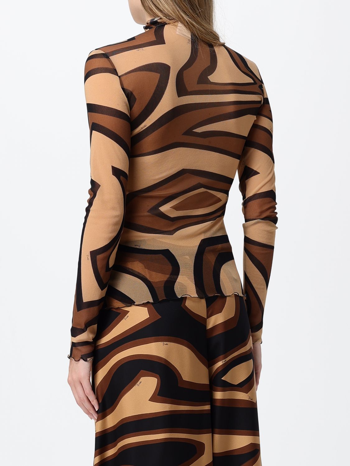 Pucci Top Woman Brown PUCCI