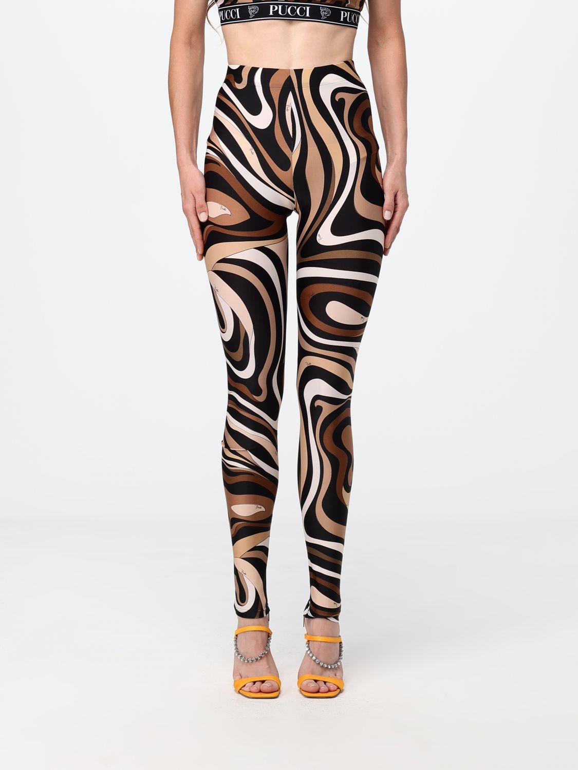 Pucci Top Woman Brown PUCCI