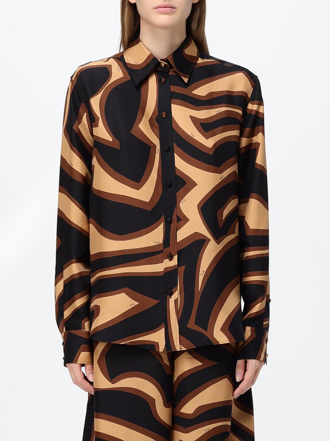 Pucci Shirt Woman Brown PUCCI