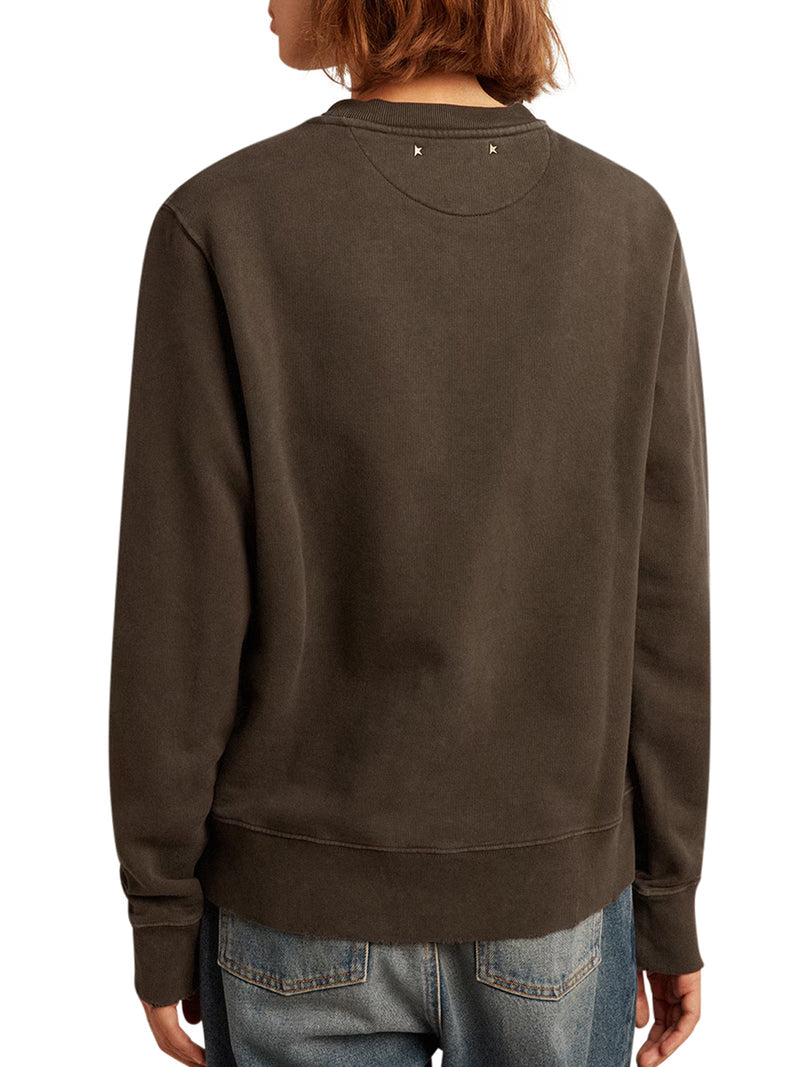 Golden Goose Deluxe Brand Women Crewneck Sweatshirt With Crystals GOLDEN GOOSE
