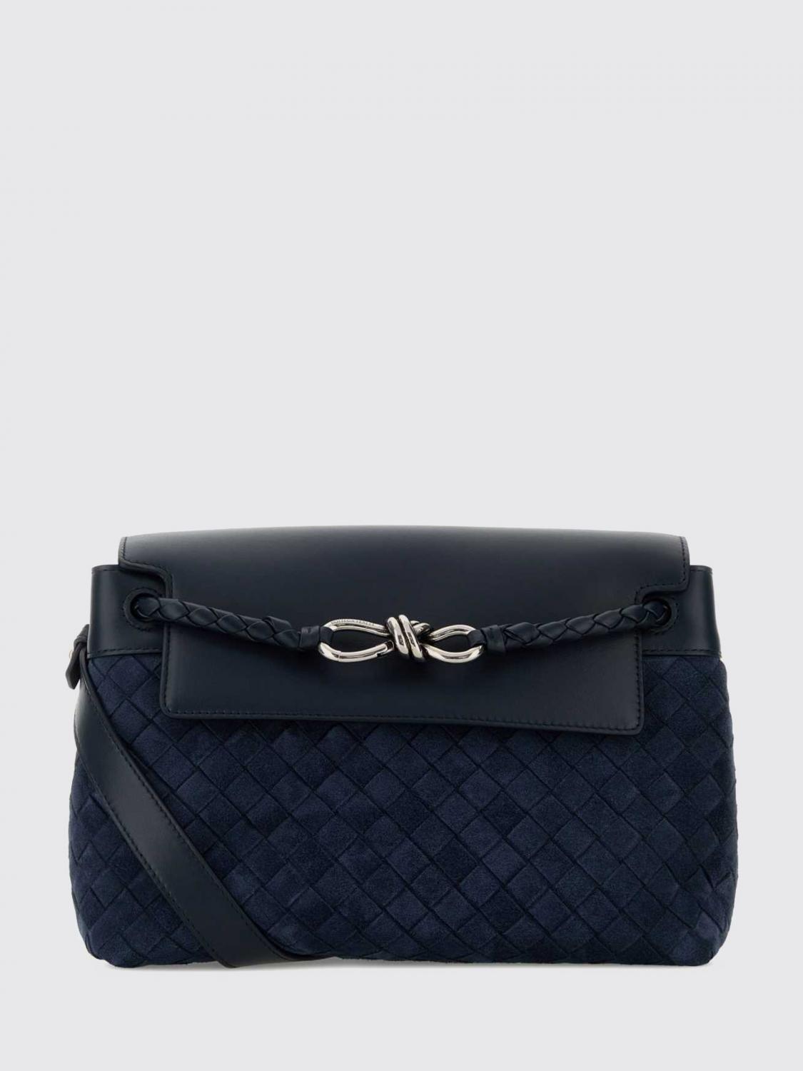 Bottega Veneta Shoulder Bag Men Blue BOTTEGA VENETA
