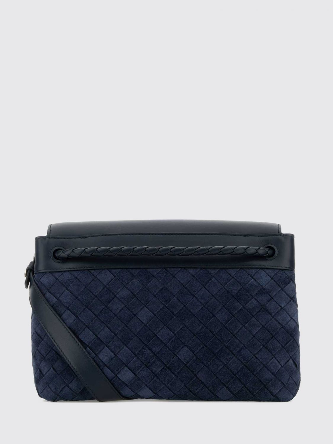 Bottega Veneta Shoulder Bag Men Blue BOTTEGA VENETA