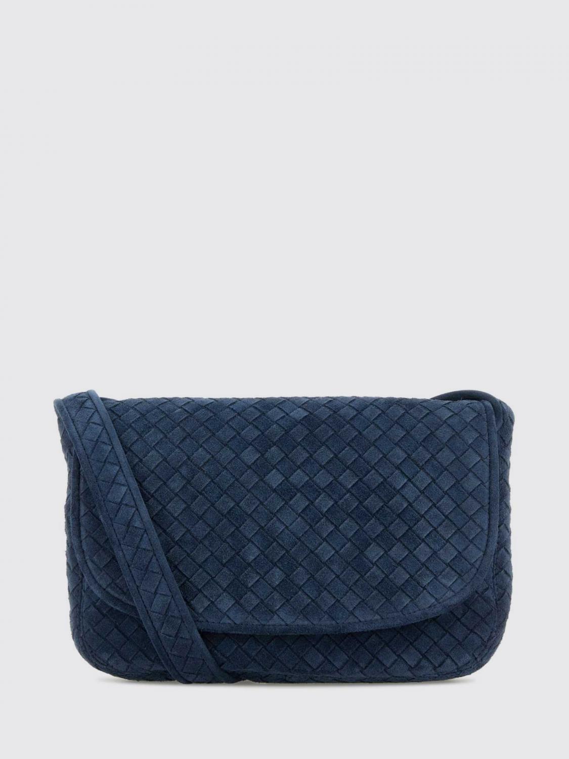 Bottega Veneta Shoulder Bag Men Blue BOTTEGA VENETA
