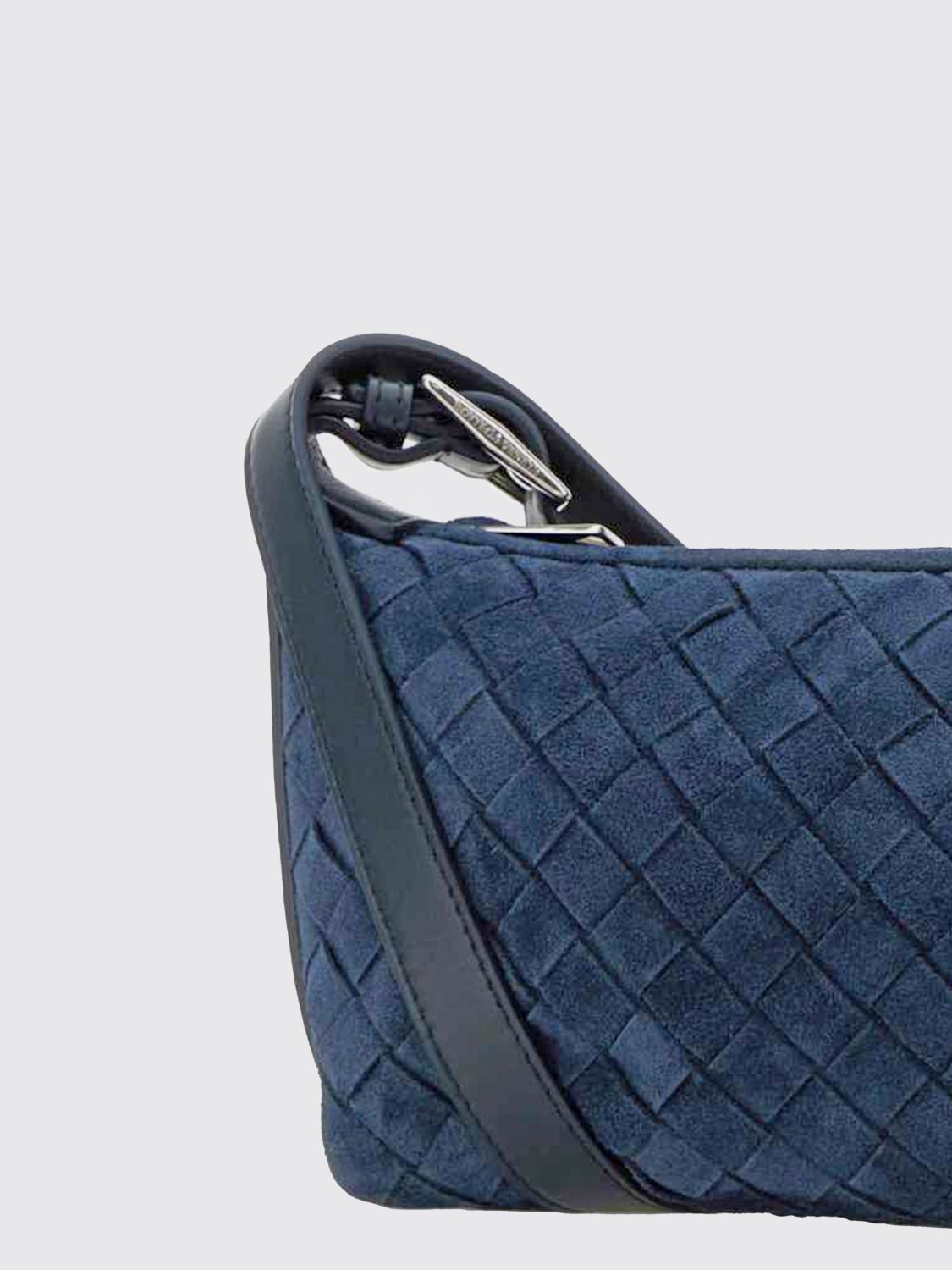 Bottega Veneta Shoulder Bag Men Blue BOTTEGA VENETA