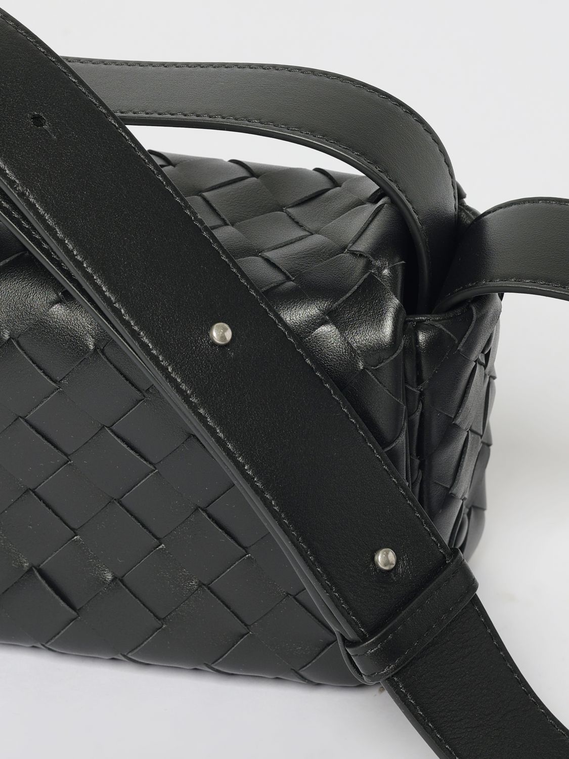 Bottega Veneta Shoulder Bag Men Black BOTTEGA VENETA