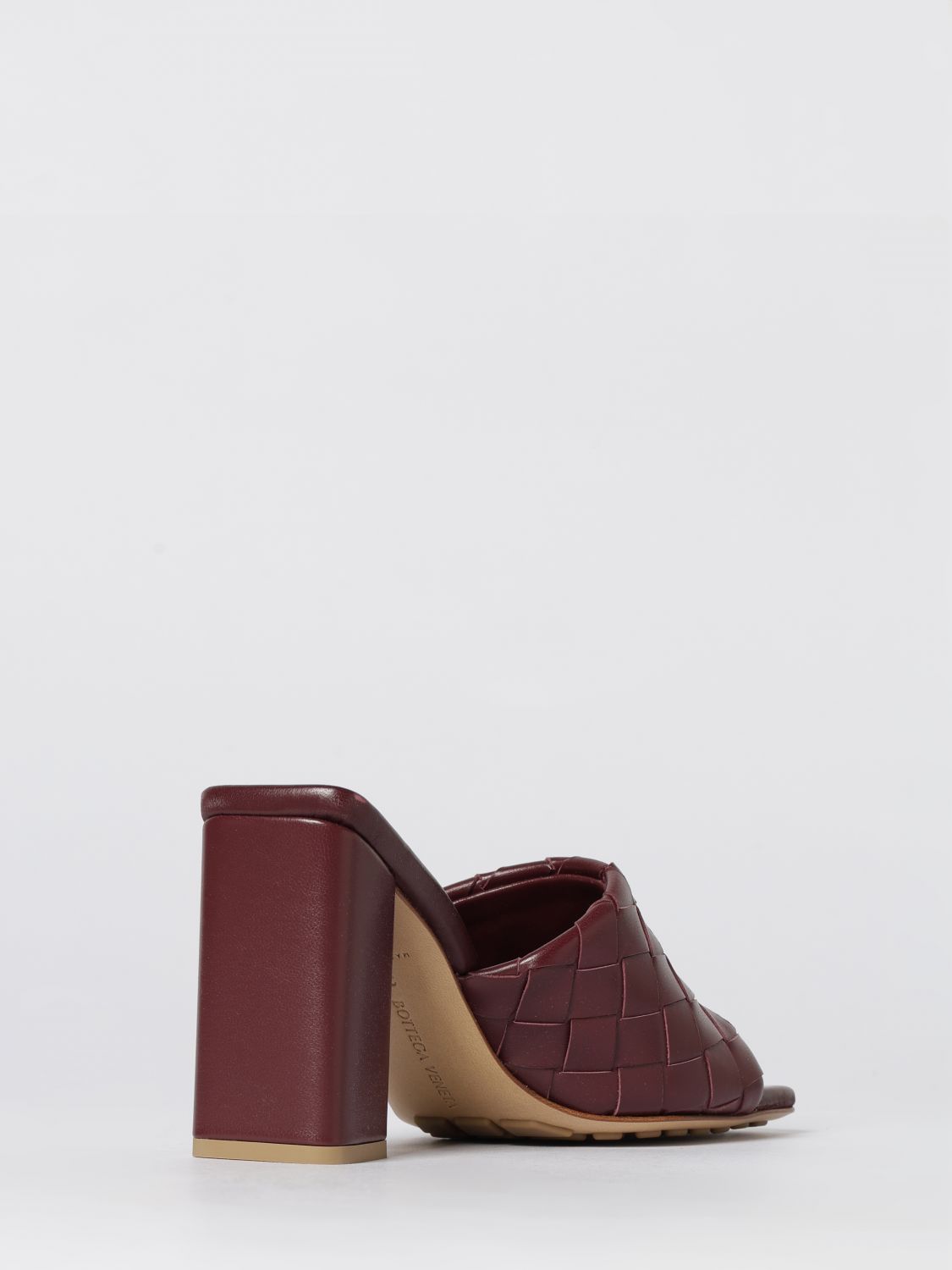 Bottega Veneta Heeled Sandal Woman Burgundy BOTTEGA VENETA
