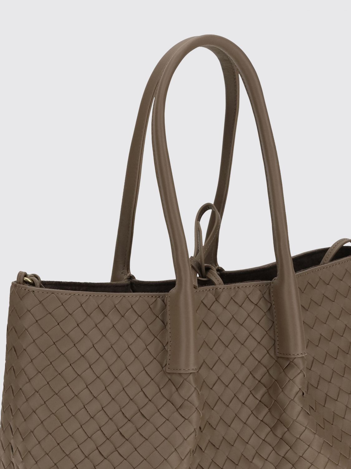Bottega Veneta Shoulder Bag Woman Natural BOTTEGA VENETA