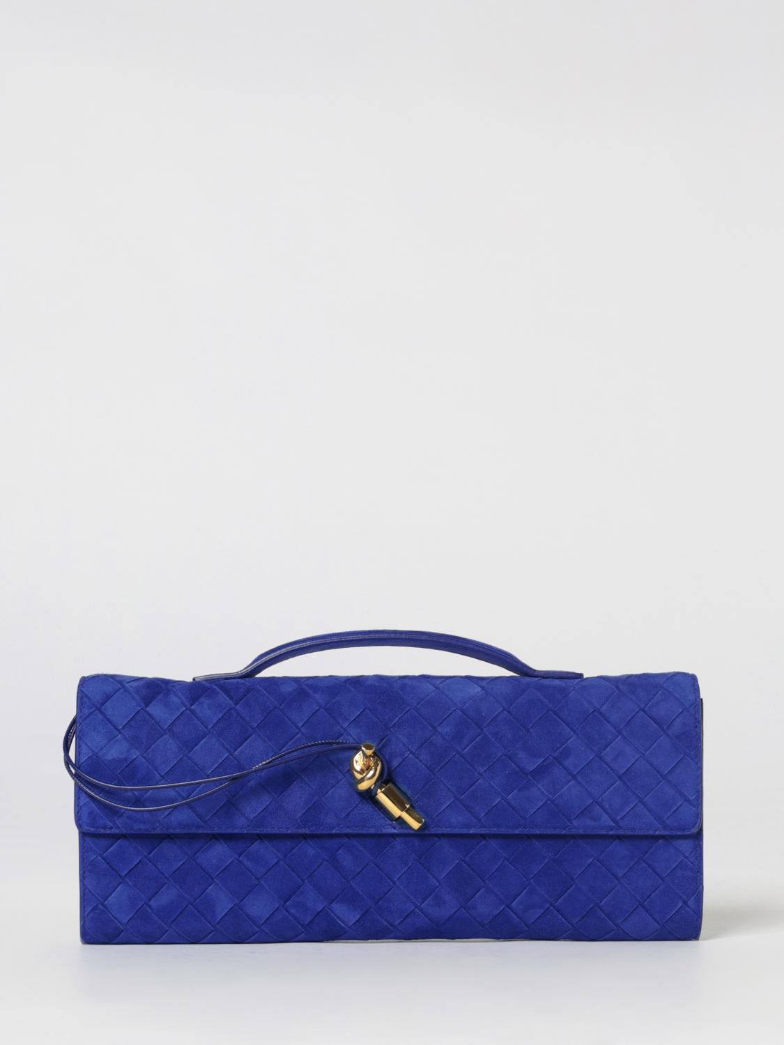 Bottega Veneta Clutch Woman Royal Blue BOTTEGA VENETA