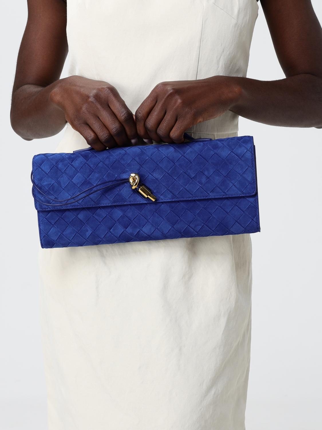 Bottega Veneta Clutch Woman Royal Blue BOTTEGA VENETA