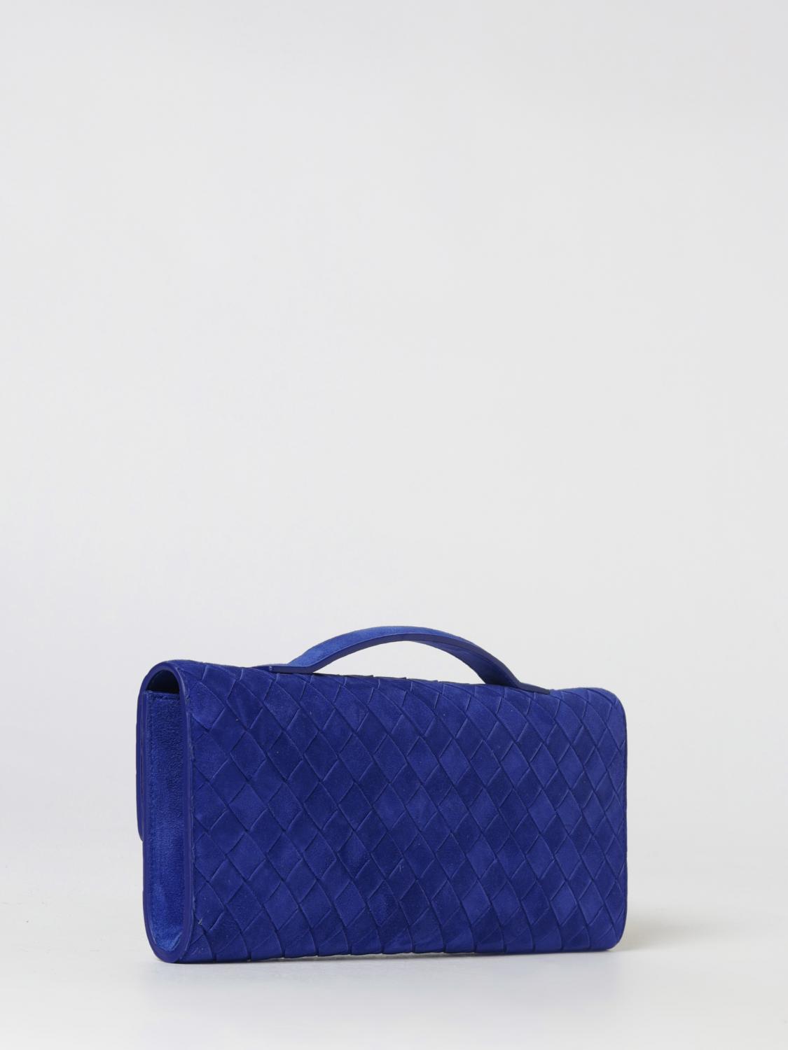 Bottega Veneta Clutch Woman Royal Blue BOTTEGA VENETA