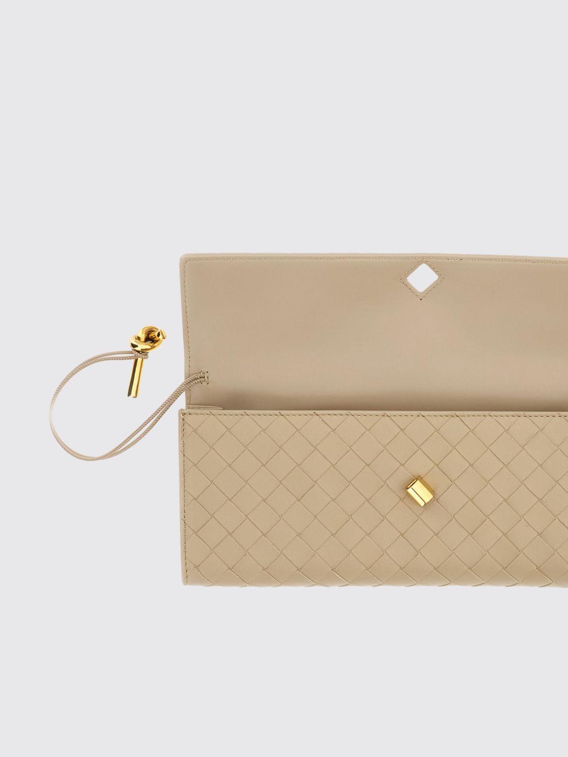 Bottega Veneta Clutch Woman Beige BOTTEGA VENETA