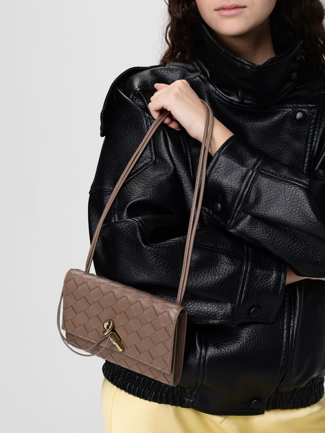 Bottega Veneta Mini Bag Woman Natural BOTTEGA VENETA