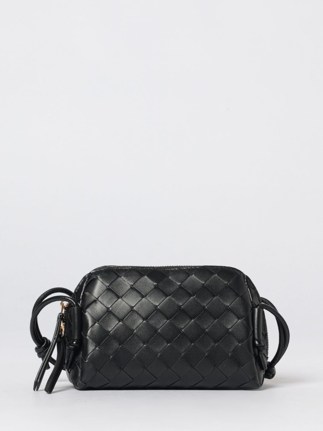 Woven Leather Concert Pouch Bottega Veneta BOTTEGA VENETA