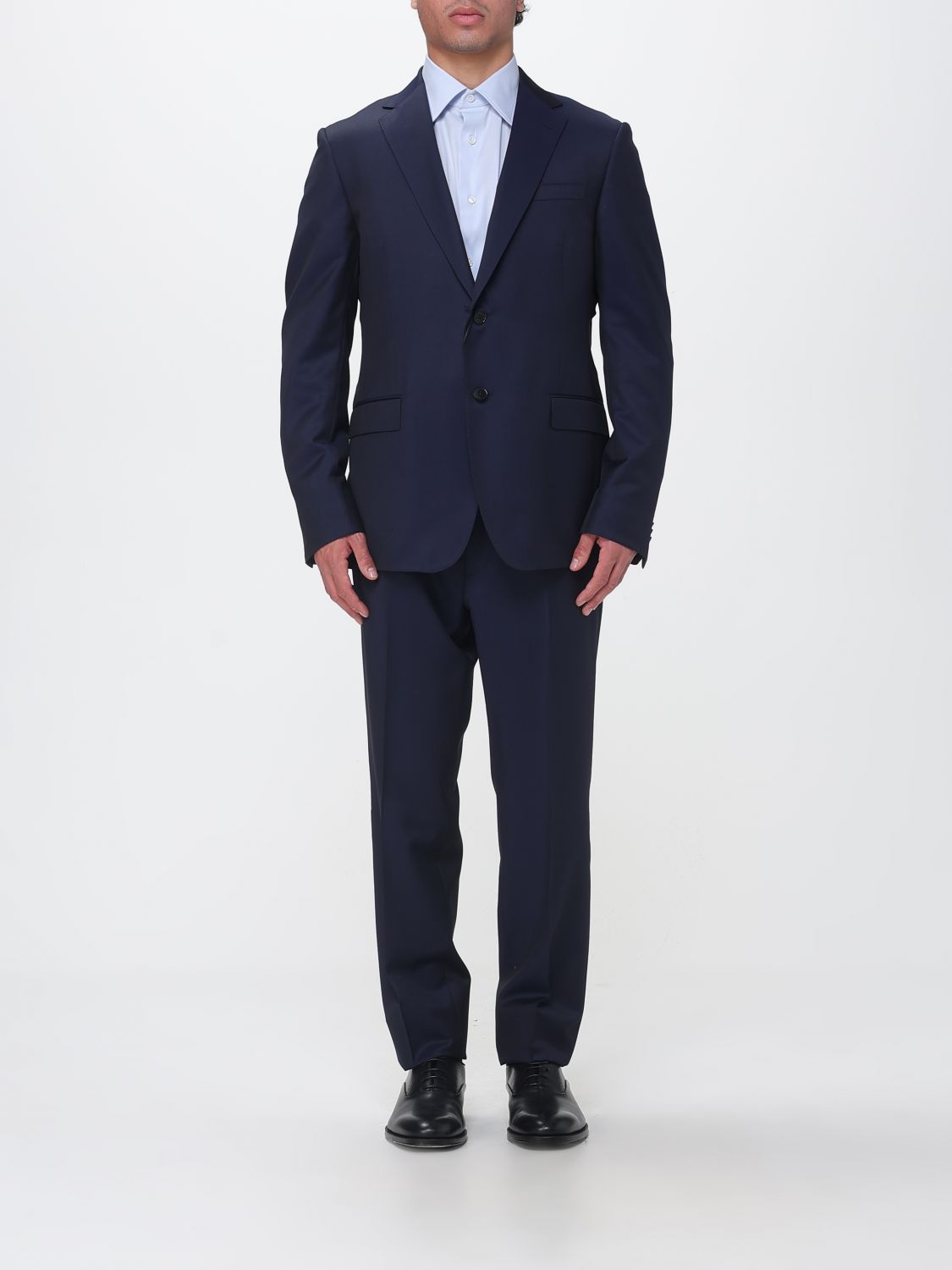 Zegna Suit Men Navy