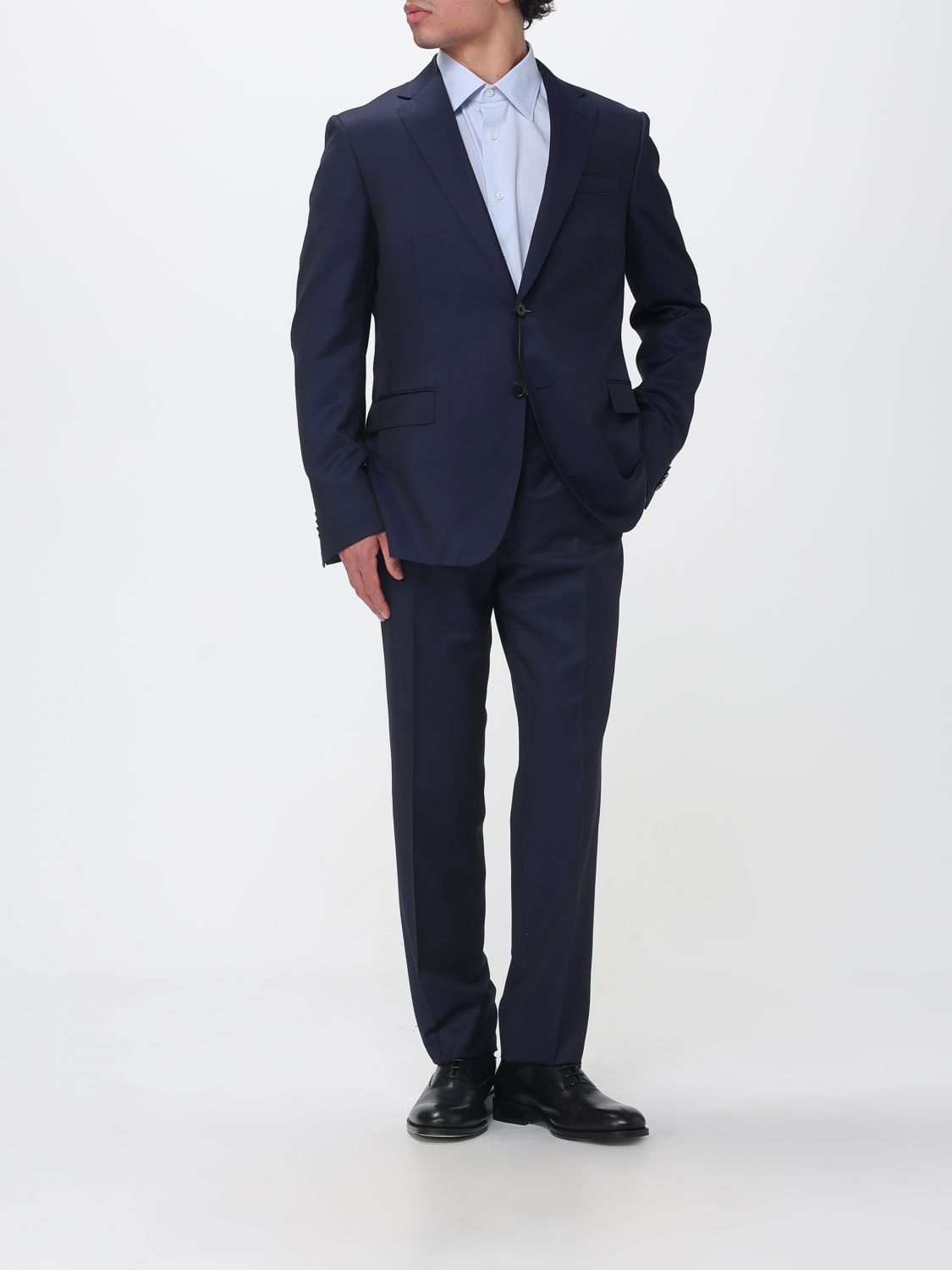 Zegna Suit Men Navy
