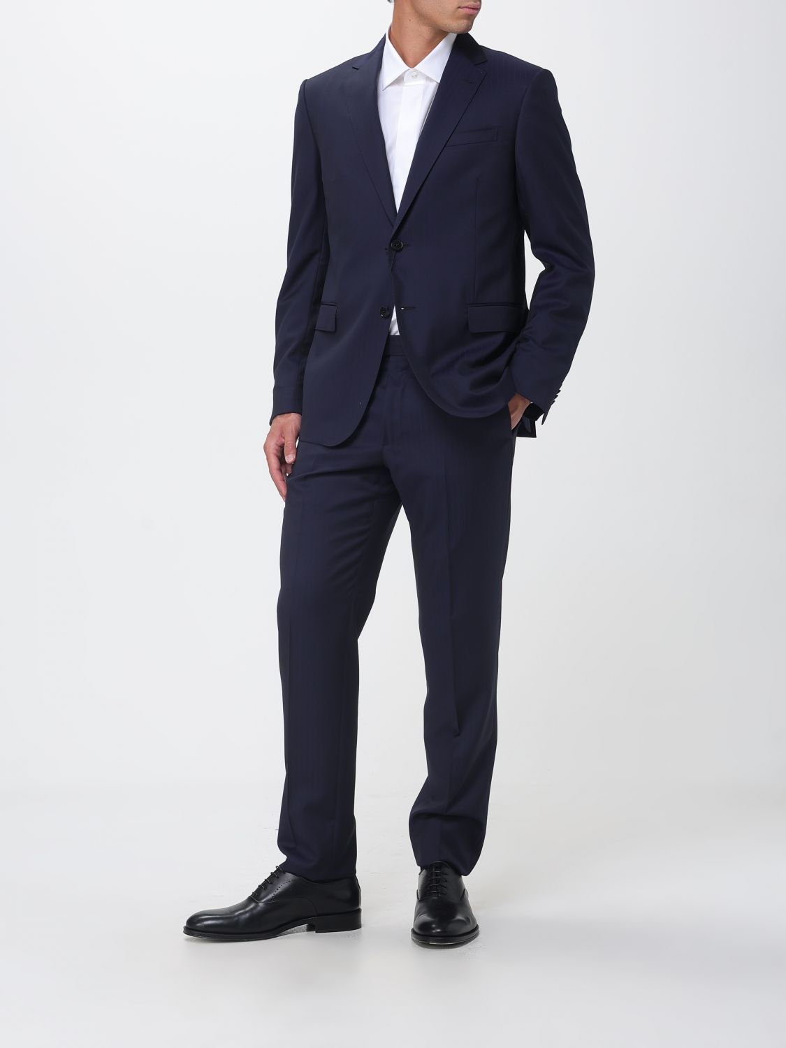 Zegna Suit Men Navy