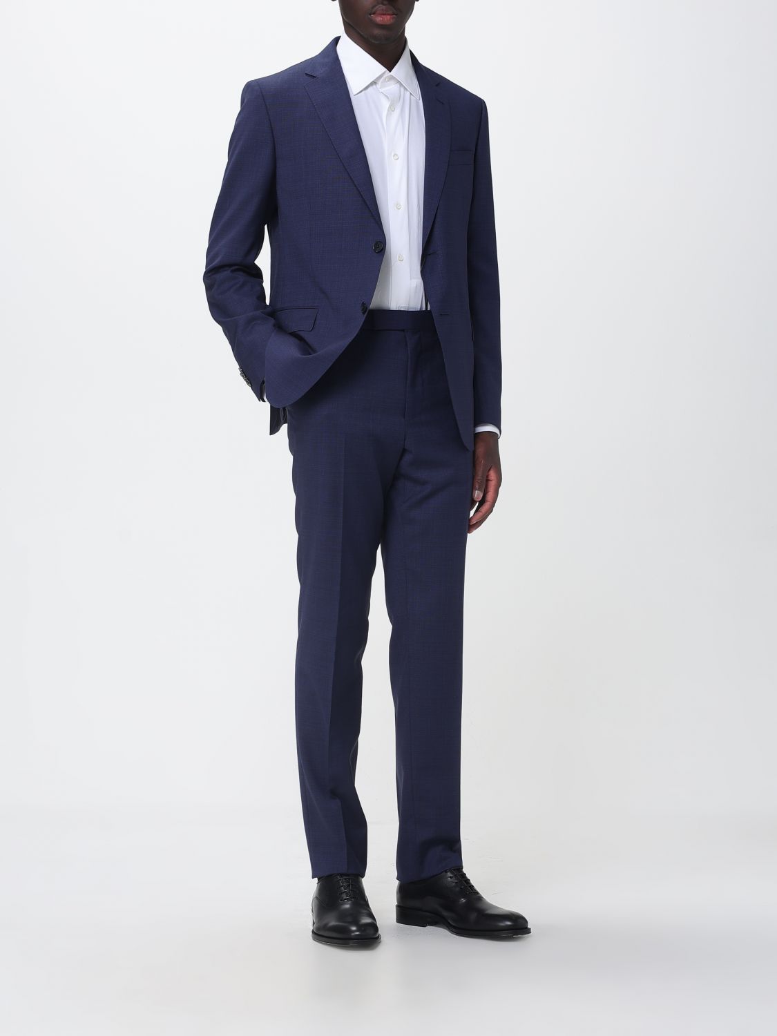 Zegna Suit Men Navy