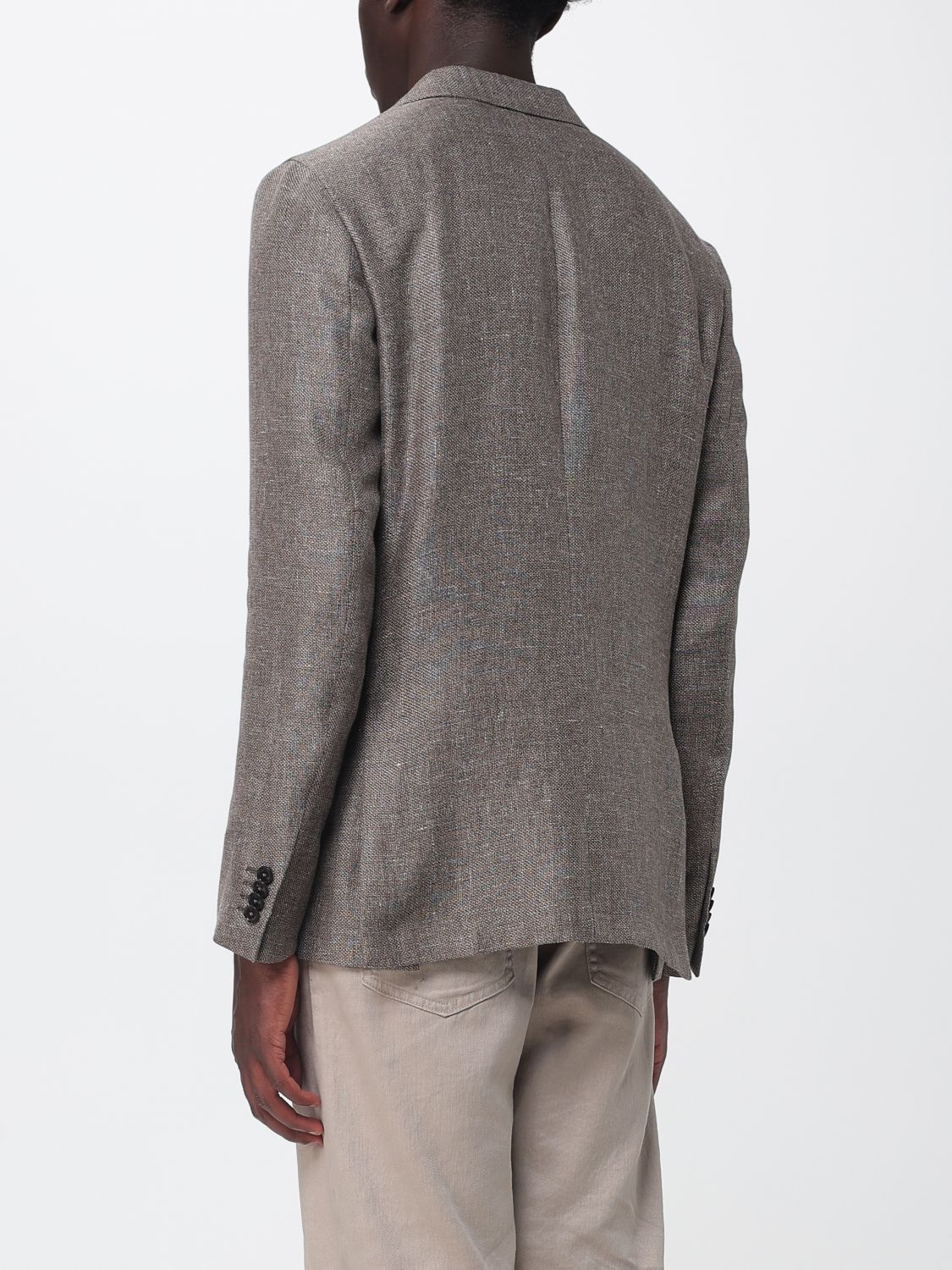 Zegna Jacket Men Brown ZEGNA
