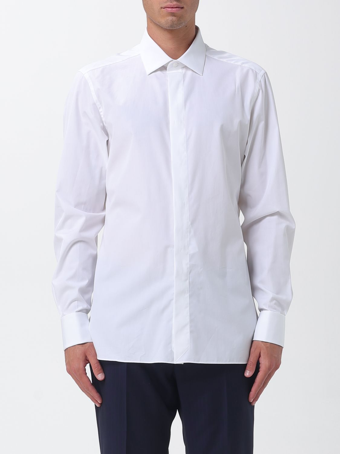 Zegna Shirt Men White ZEGNA
