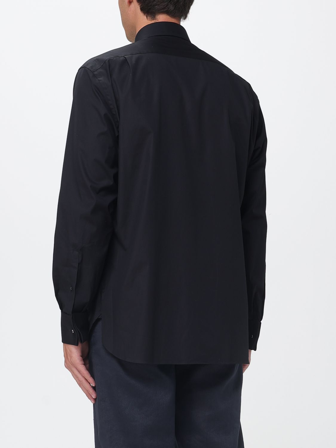 Zegna Shirt Men Black ZEGNA