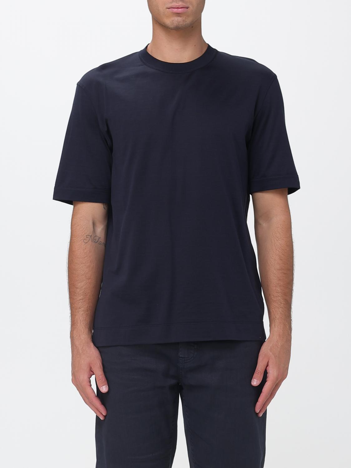 Zegna T-Shirt Men Navy ZEGNA